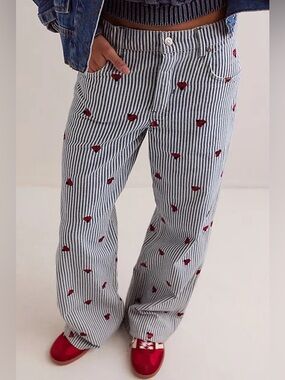 Free People We The Free Bugged Out Straight-Leg Jeans Size 29